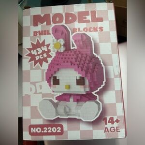 My Melody model building blocks set NIB